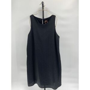 Quince 100% linen mini swing dress
